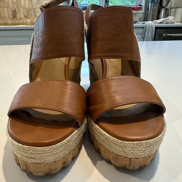 Pre-Owned Salvatore Ferragamo Woven Wedge Heel - Size 10 - Picture 2 of 9